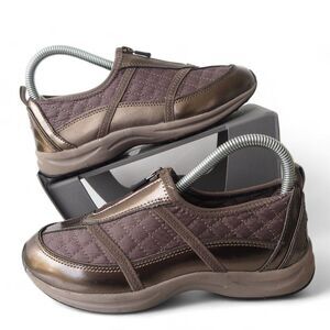 Easy‎ Spirit Amore Slip-on Comfort Sneaker Shoes Bronze Y0710 Women's 6M